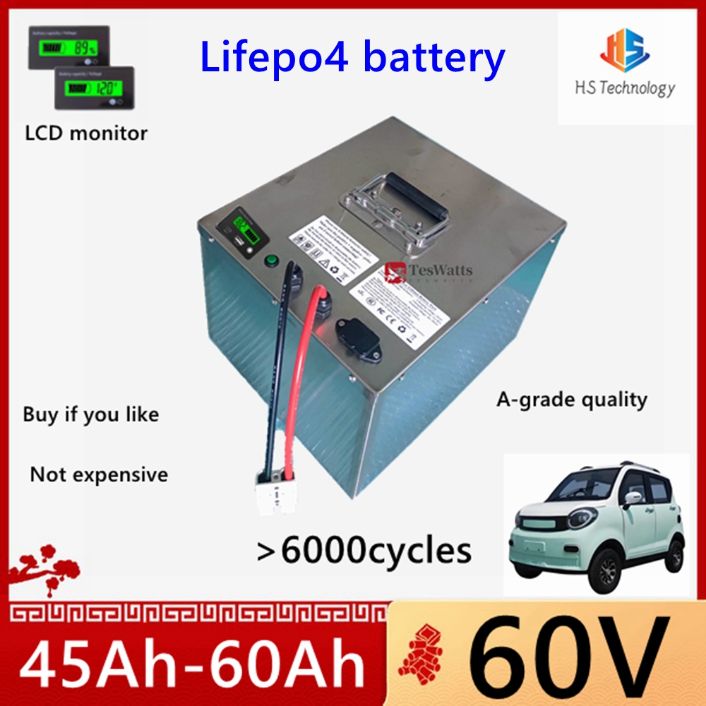 HS Lifepo4 60V 45Ah 50Ah 60Ahリ - 60V 50Ah Electric Scooter Battery のレビューと価格